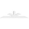 Ekena Millwork Richland Architectural Grade PVC Gable Bracket, 60"W x 15"H x 4"D x 4"F, 6/12 Pitch GBP060X15X0404RIC00 - alternate 2